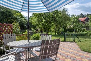Фото номера Апартаменты с террасой Апартаменты Cozy one room apartment with yard г. Юодкранте 9