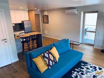 Фото номера Апартаменты с террасой Апартаменты Apartamentai Pušų terasa г. Юодкранте 41