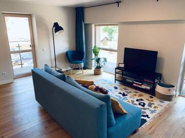 Фото номера Апартаменты с террасой Апартаменты Apartamentai Pušų terasa г. Юодкранте 40