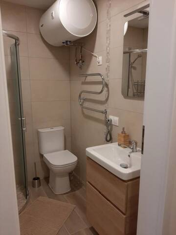 Фото номера Двухместный номер с 1 кроватью и балконом Гостевой дом Kalno namai - apartamentas Juodkrantėje г. Юодкранте 5