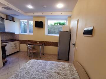 Фото номера Апартаменты открытой планировки - Нижний этаж Апарт-отели Pušynas Apartments г. Юодкранте 4