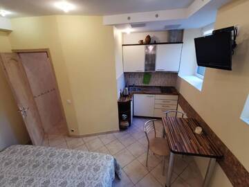 Фото номера Апартаменты открытой планировки - Нижний этаж Апарт-отели Pušynas Apartments г. Юодкранте 3