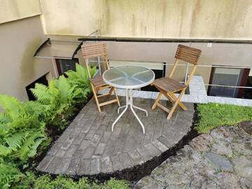 Фото номера Апартаменты открытой планировки - Нижний этаж Апарт-отели Pušynas Apartments г. Юодкранте 9