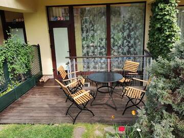 Фото номера Апартаменты с террасой Апарт-отели Pušynas Apartments г. Юодкранте 4