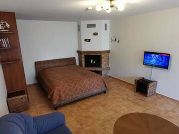 Фото номера Апартаменты с террасой Апарт-отели Pušynas Apartments г. Юодкранте 6