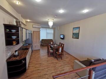 Фото номера Апартаменты с террасой Апарт-отели Pušynas Apartments г. Юодкранте 8